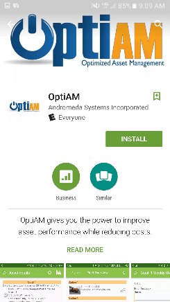 OptiAM Google Play Preview