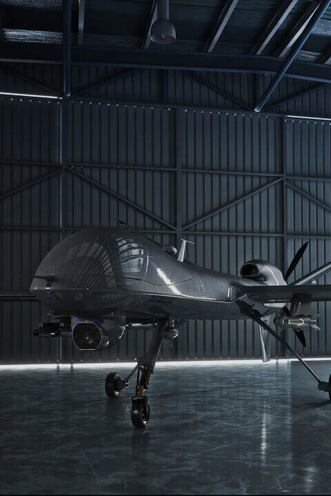 Drone in Hangar