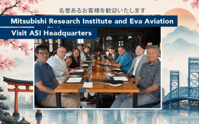 Mitsubishi Research Institute and Eva Aviation Visit ASI Headquarters
